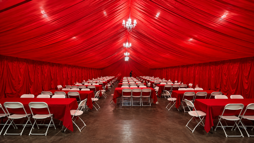 30x60 Tent With Draping