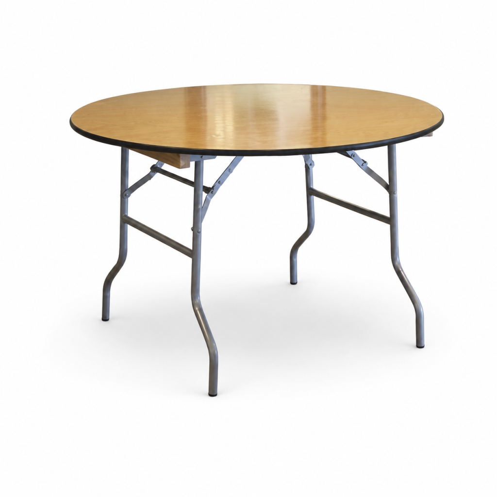 Wood Round Table 60in