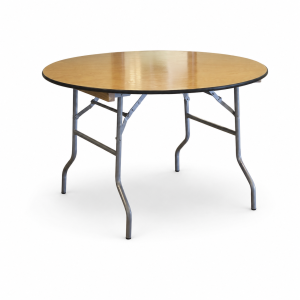Wood Round Table 60in