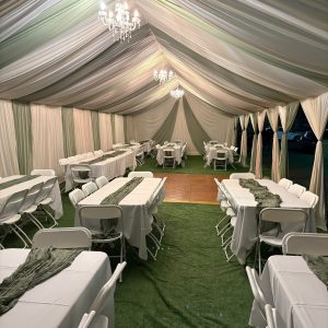 20x60 Tent With Draping Package