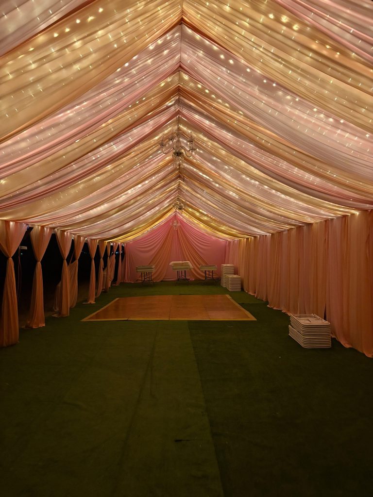 20x20 Tent With Draping