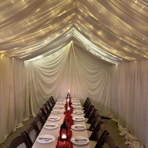 10x20 Tent With Draping