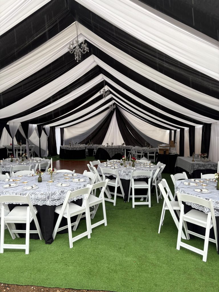 20x40 Tent With Draping Package