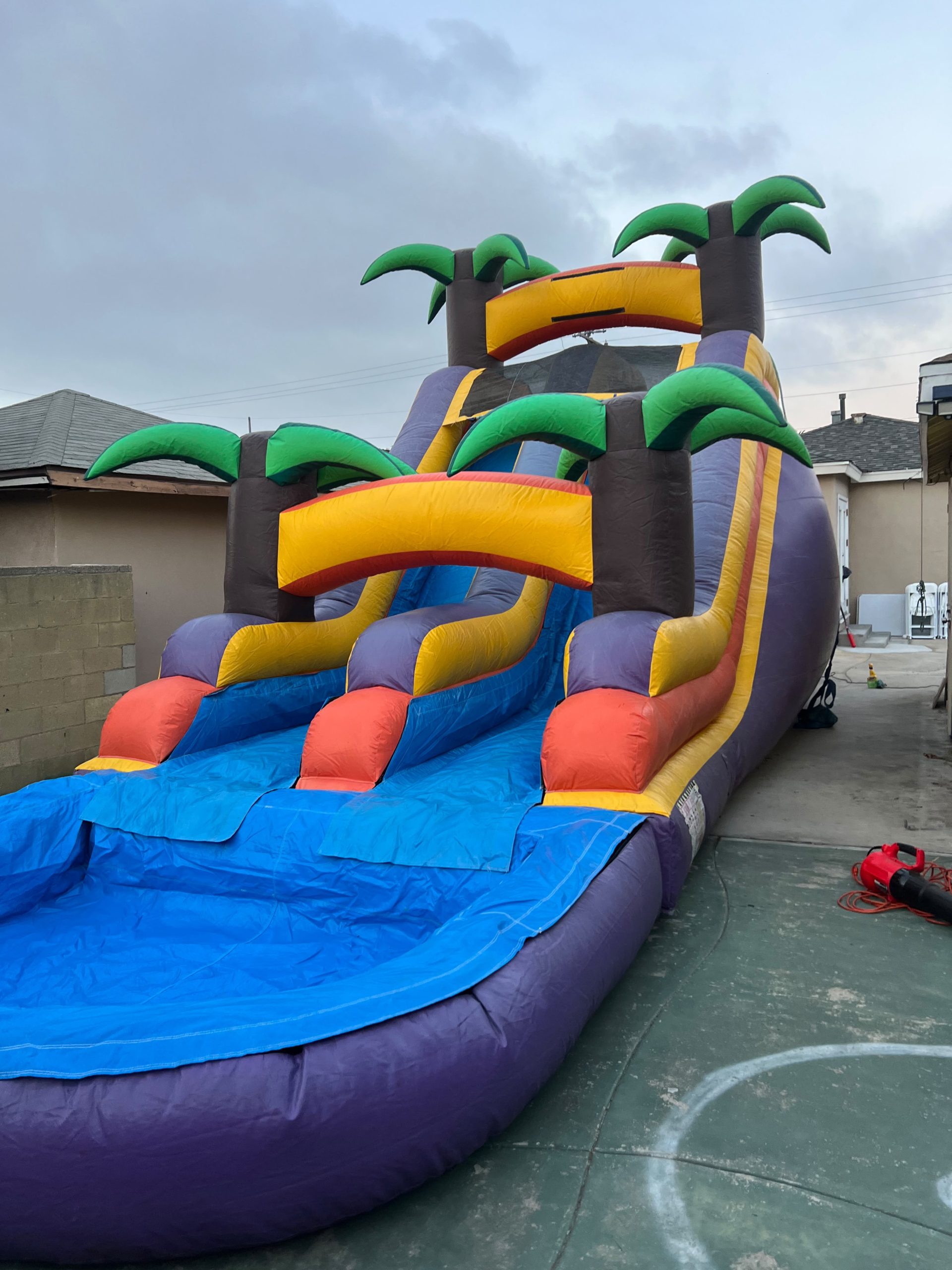 Inflatable water slide rental from Nexgen Party Rentals in Perris, California