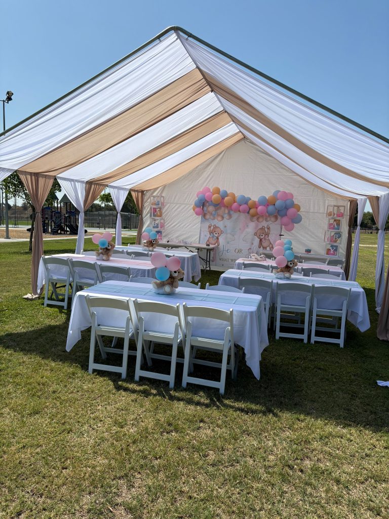 20x30 Tent With Draping Package