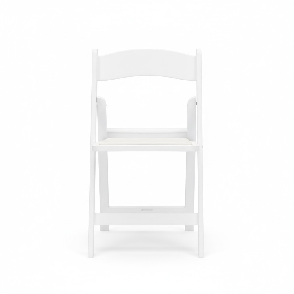 White Resin Chair