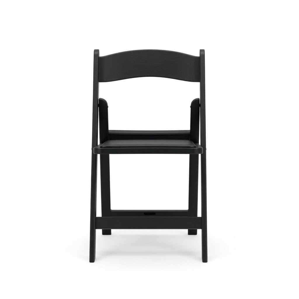 Black Resin Chair